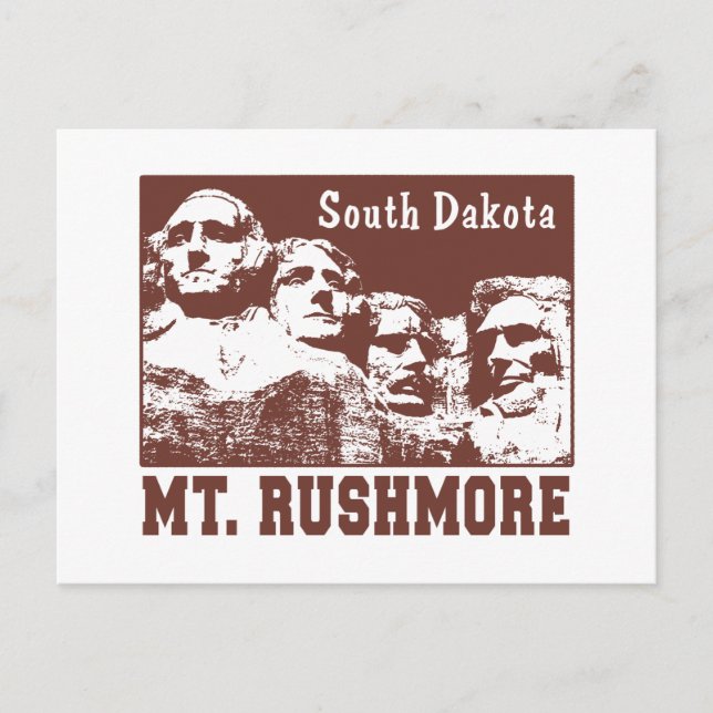 Rushmore Postkarte (Vorderseite)