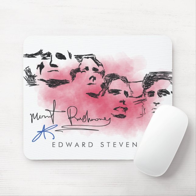 Rushmore South Dakota National Memorial Name Mousepad (Mit Mouse)