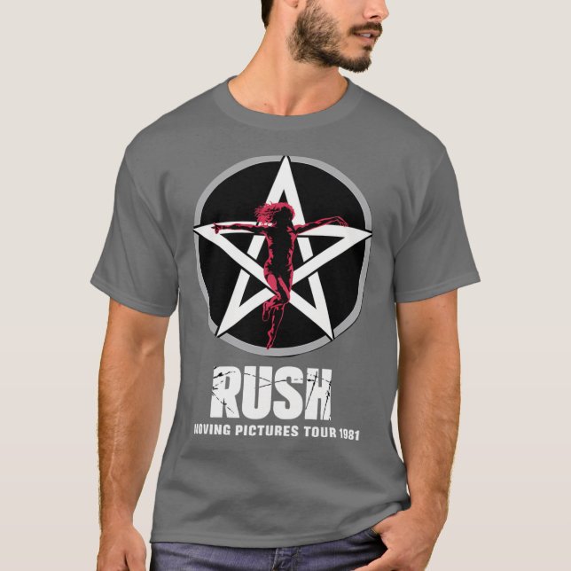 Rushs Rock 1981 Tour T-Shirt (Vorderseite)