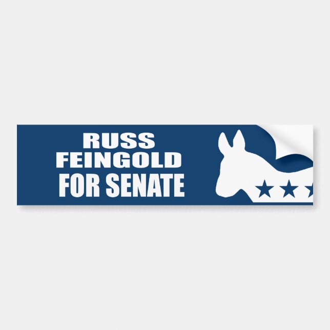 RUSS FEINGOLD FÜR SENAT AUTOAUFKLEBER (Vorne)