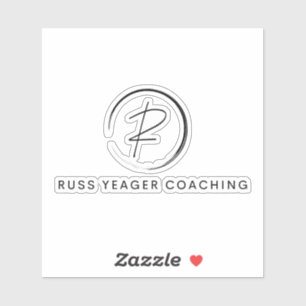 Russ Yeager Coaching Signatur-Logo Aufkleber