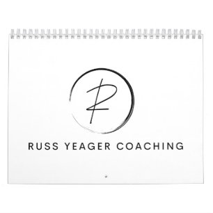 Russ Yeager Coaching Signatur-Logo Kalender