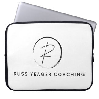 Russ Yeager Coaching Signatur-Logo Laptopschutzhülle