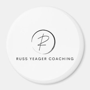 Russ Yeager Coaching Signatur-Logo Magnet