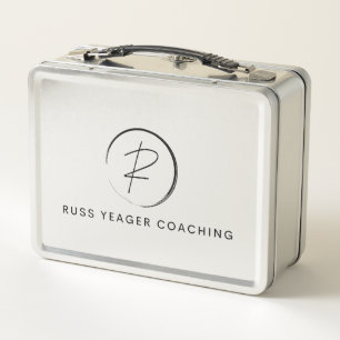 Russ Yeager Coaching Signatur-Logo Metall Brotdose