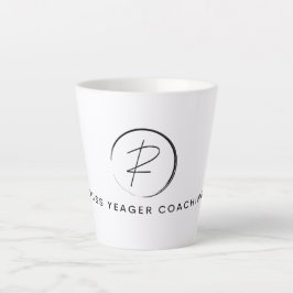 Russ Yeager Coaching Signatur-Logo Milchtasse