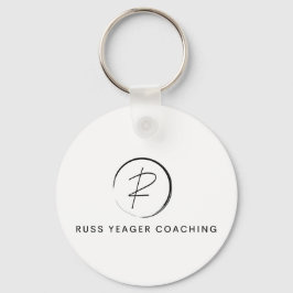 Russ Yeager Coaching Signatur-Logo Schlüsselanhänger