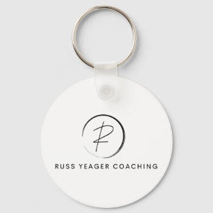 Russ Yeager Coaching Signatur-Logo Schlüsselanhänger