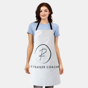 Russ Yeager Coaching Signatur-Logo Schürze