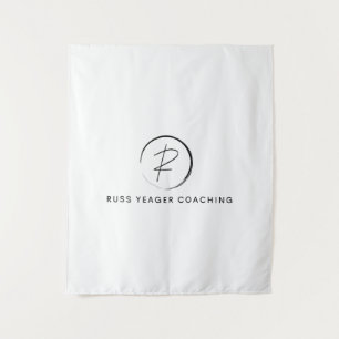 Russ Yeager Coaching Signatur-Logo Wandteppich