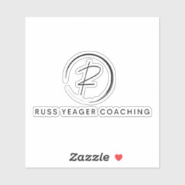 Russ Yeager Coaching Signature Logo Aufkleber