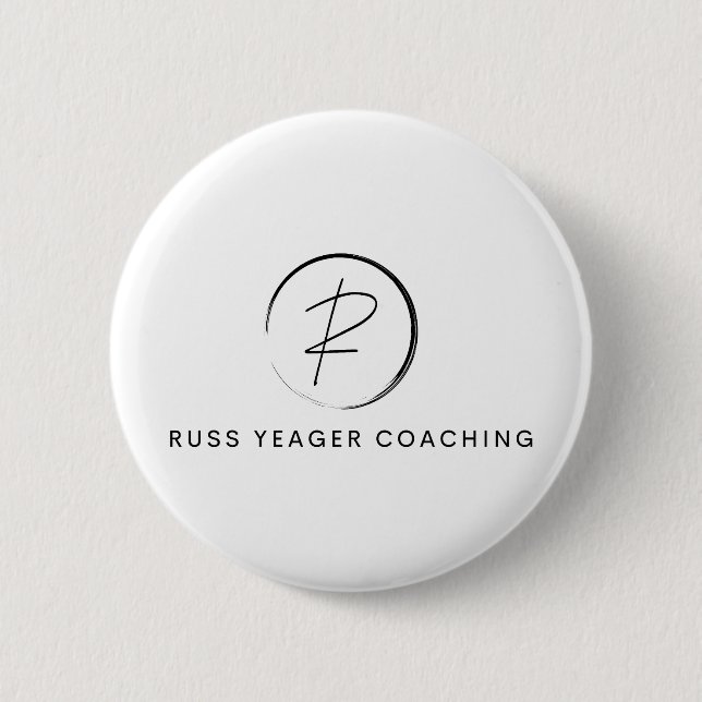 Russ Yeager Coaching Signature Logo Button (Vorderseite)