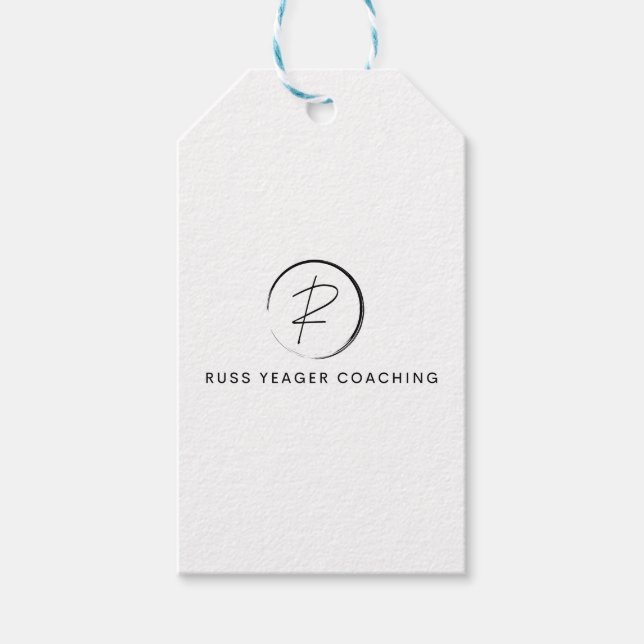 Russ Yeager Coaching Signature Logo Geschenkanhänger (Vorderseite)