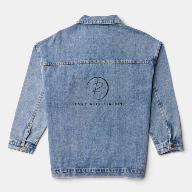 Russ Yeager Coaching Signature Logo Jeansjacke (Rückseite)