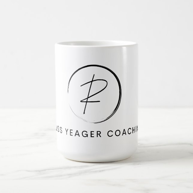 Russ Yeager Coaching Signature Logo Kaffeetasse (Mittel)