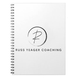 Russ Yeager Coaching Signature Logo Notizblock