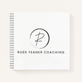 Russ Yeager Coaching Signature Logo Notizbuch