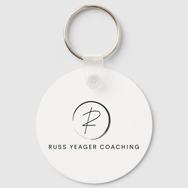 Russ Yeager Coaching Signature Logo Schlüsselanhänger (Vorderseite)