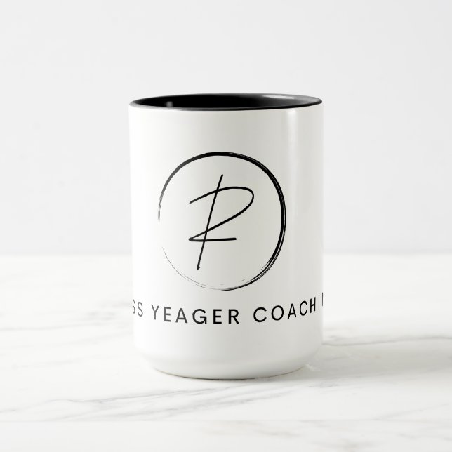 Russ Yeager Coaching Signature Logo Tasse (Zentrum)