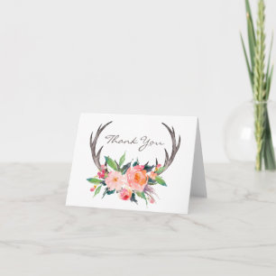 Russe Antlers Boho Floral Merci