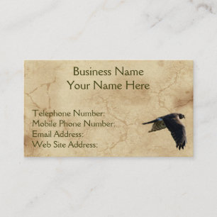 Russe Cartes de visite de faucon pèlerin