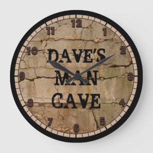 Russe Grotte Homme Custom Horloge ronde