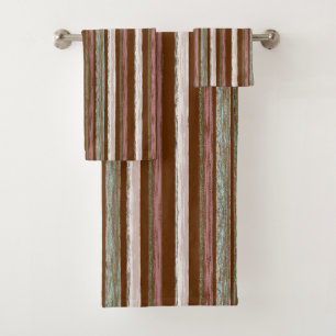 Russe Stripes forestières d'automne Art par Heva W