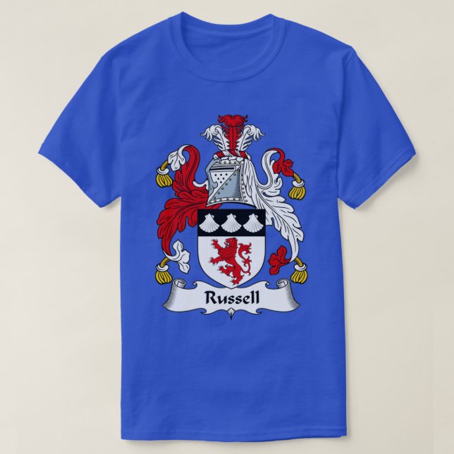 Russel-Familienwappen T-Shirt (Design vorne)