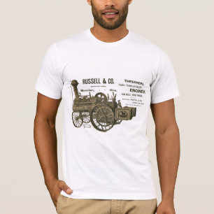 Russell and Co. Steam Traction Motor Farm 1889 T-Shirt