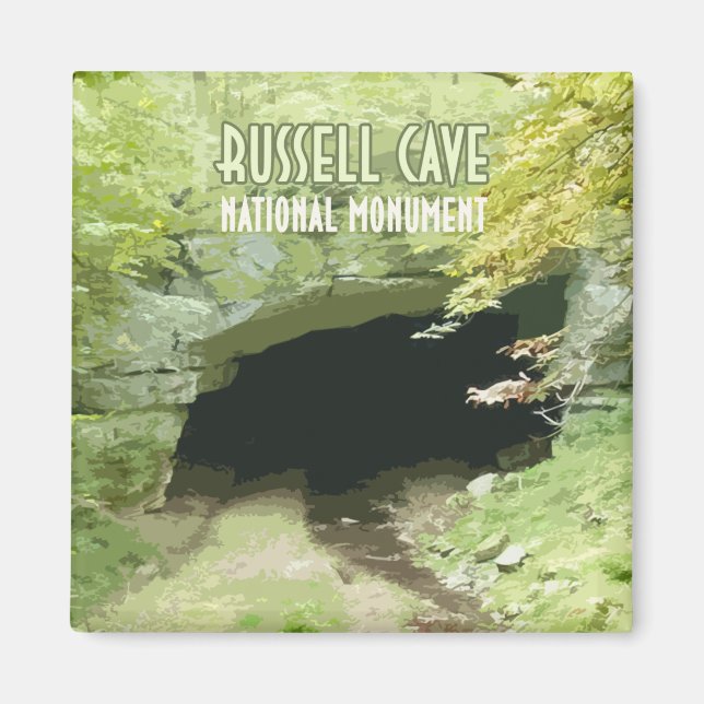 Russell Cave National Monument Alabama Magnet (Vorne)