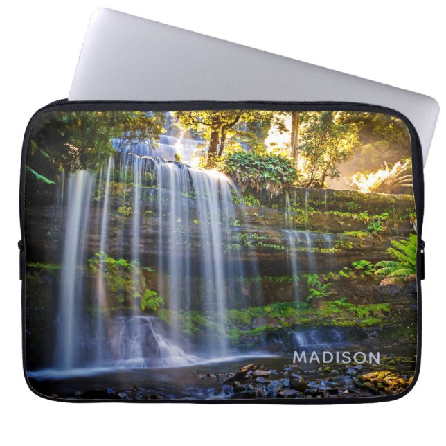 Russell Falls Australia individuelle Name Laptop-Ä Laptopschutzhülle (Vorderseite)