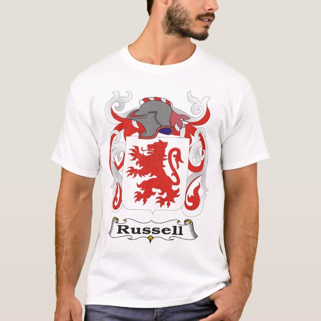 Russell-Familien-Wappen T - Shirt (Vorderseite)