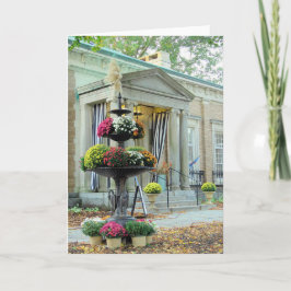 Russell Street Library im Herbst Karte