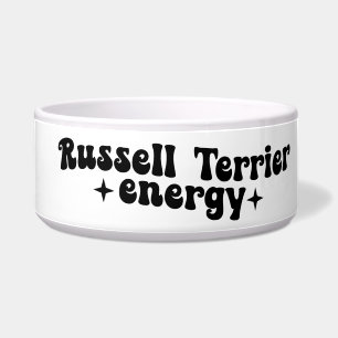 Russell Terrier Energy Keramik Dog Bowl Napf