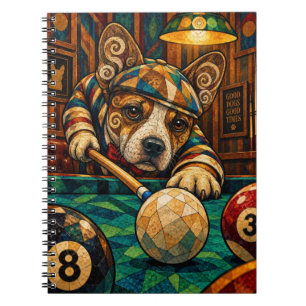 Russell Terrier, geometrisches Mosaik Notizblock