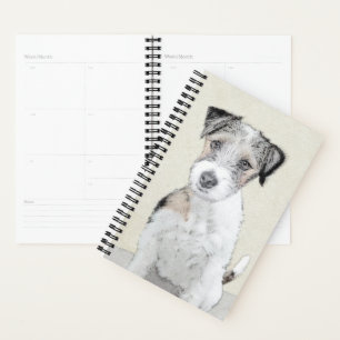 Russell Terrier Peinture rugueuse - Art Chien orig