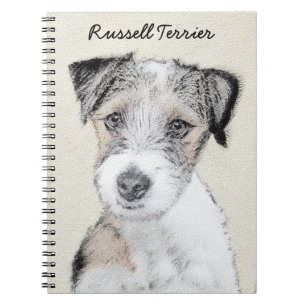 Russell Terrier Rough Painting - Original Dog Art Notizblock