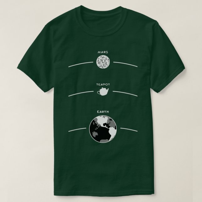 Russellx27s Teapot A Celestial Diagram T-Shirt (Design vorne)