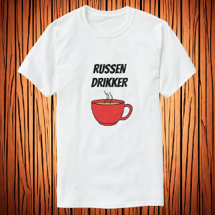 Russen drikker kaffe T - Shirt