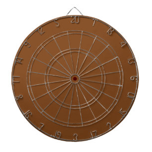 Russet Brown Dartboard mit Darts Dartscheibe