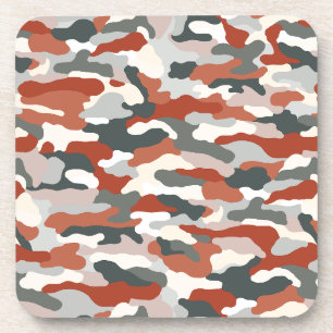 Russet Camouflage Getränkeuntersetzer
