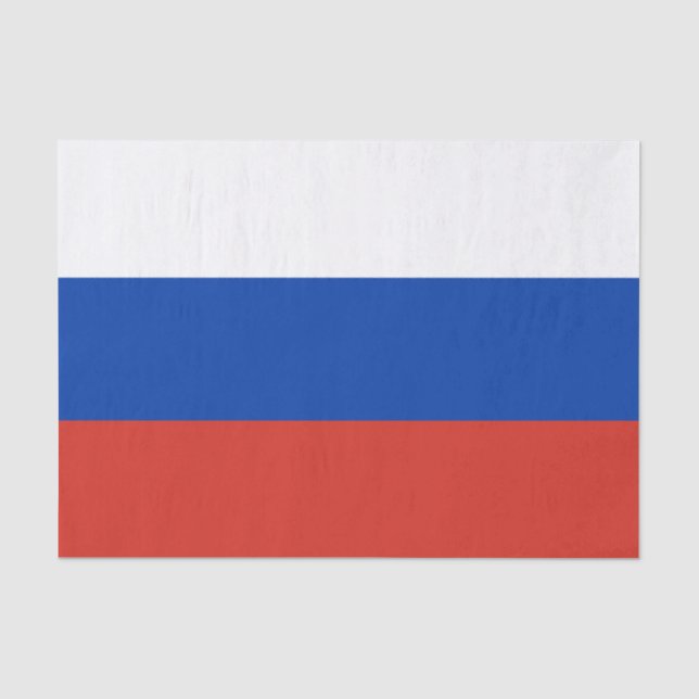 Russia fashion decor, Russian Flag tissue paper Seidenpapier (Vorderseite)