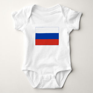 Russia Flag Baby Strampler