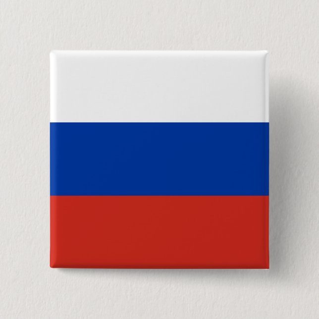 Russia Flag Button (Vorderseite)