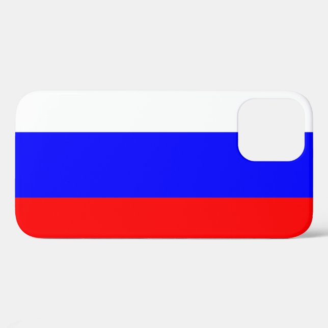 Russia Flag Case-Mate iPhone Hülle (Rückseite (Horizontal))