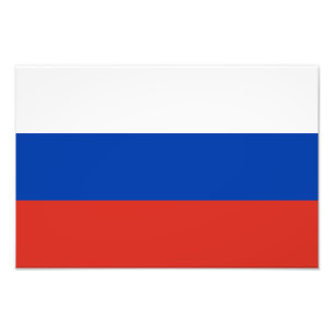Russia Flag Fotodruck