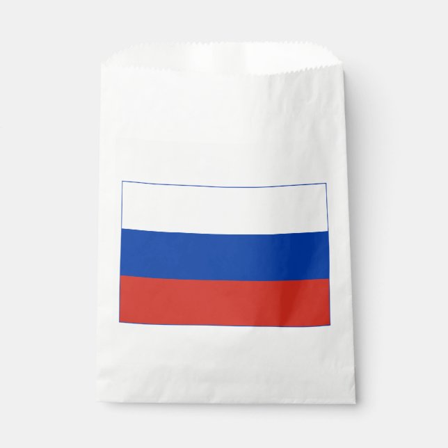 Russia Flag Geschenktütchen (Vorderseite)