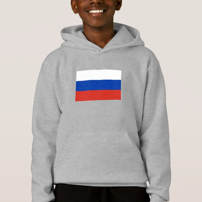 Russia Flag Hoodie (Vorderseite)