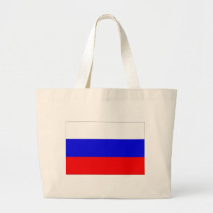 Russia Flag Jumbo Stoffbeutel