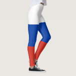 Russia Flag Leggings<br><div class="desc">Patriotische Flagge Russlands.</div>